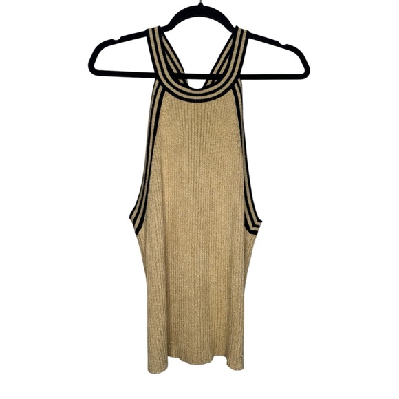 St. John Tops - St. John sport rib knit sleeveless key crossover back top blouse cocktail luxury
